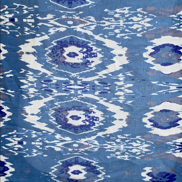 Blue Lightweight Scarf/Cover Up - Picture 3 of 4